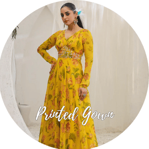 Printed Gown